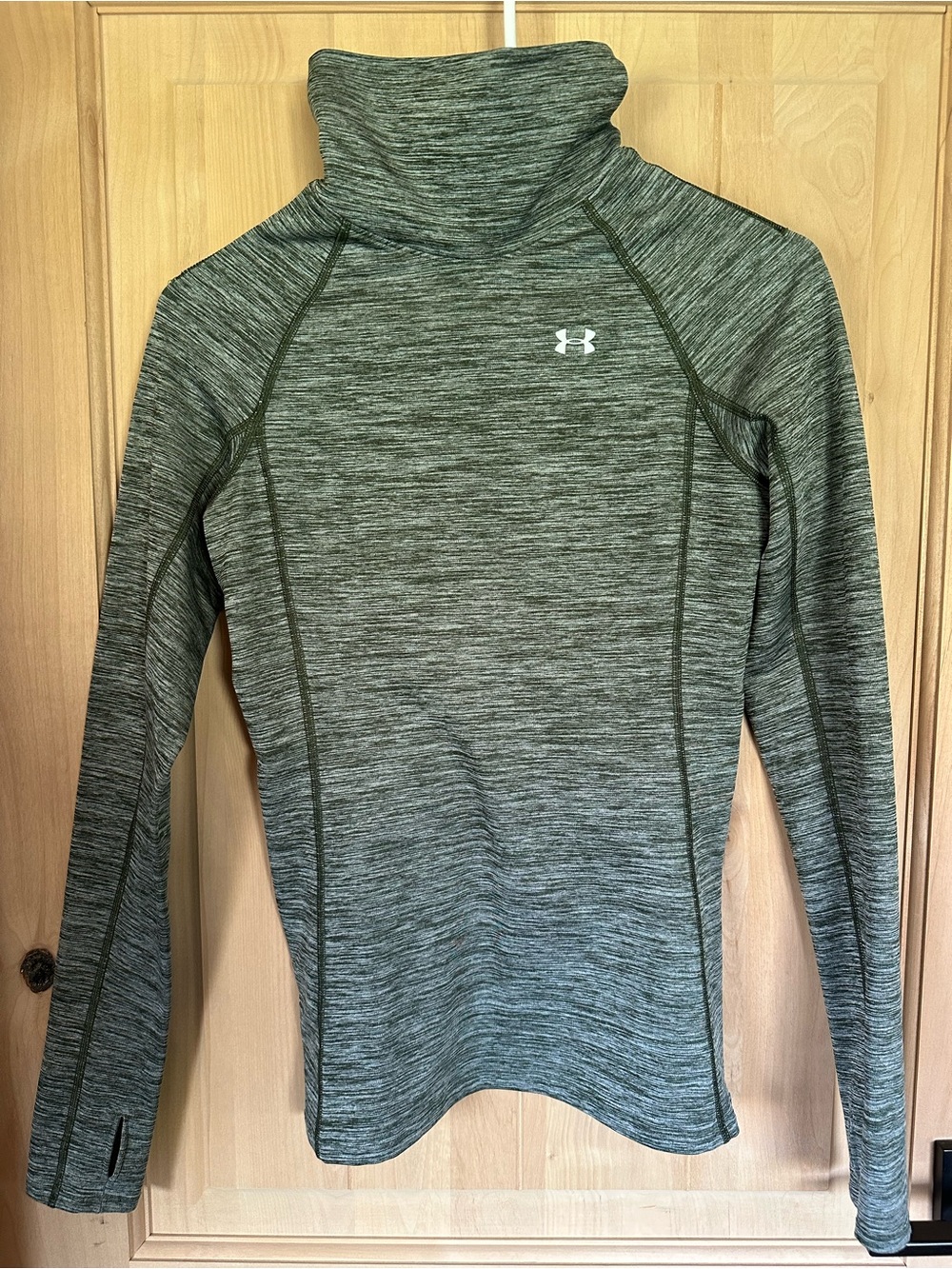 Under Armour Green Women's Long-Sleeve Funnel Neck Top